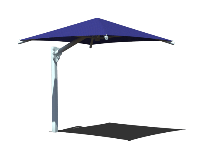 Hexagon Cantilever Umbrella Shade Umbrella